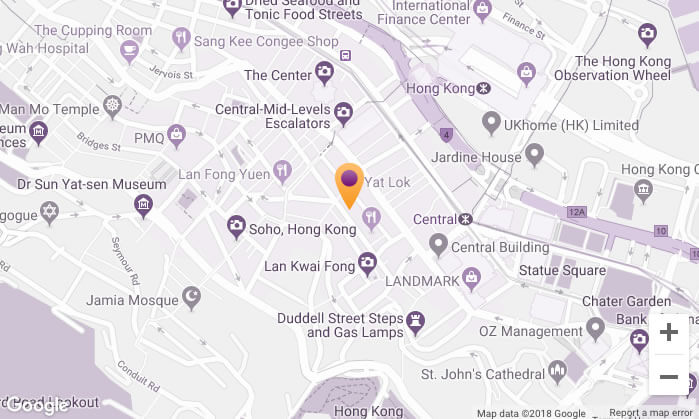 Hong Kong Google map screenshot